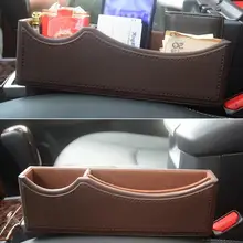 

50% Hot Sales Seat Gap Filler Practical Large Capacity Faux Leather Cup Holder Console Organizer for BMW