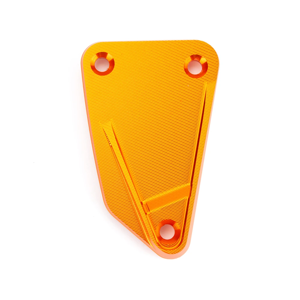 BJMOTO передний и задний тормозной цилиндр, Крышка Резервуара, масляный колпачок, Мото Аксессуары Для KTM Duke 790 Adventure 790 ADV - Цвет: Orange Front Oil Cup