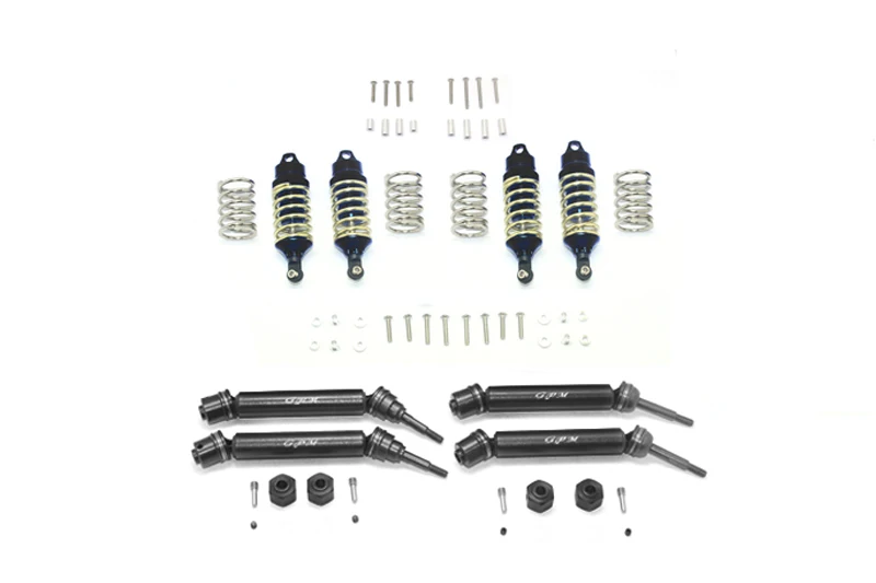 GPM TRAXXAS RUSTLER 4X4 VXL 67076-4 Bold Тип амортизатор+ 45# закаленный алюминиевый корпус CVD универсальный шарнир нижняя часть костюм