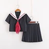 Adult Japanese Jk Costum Sailor Suit Autumn Cosplay College Middle School Uniform Dress For Girls Students Anime Pleated Skirt 4
