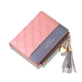 

Leather Small Wallet Women Luxury Brand Famous Mini Women Wallets Purses Female Short Coin Zipper Purse Credit Card Holder #15