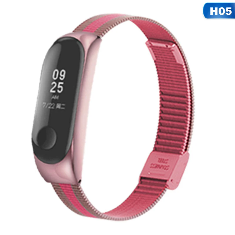 Для mi band 4 3 металлический ремешок браслет для Xiaomi mi Band 3 4 Безвинтовой для mi Band 4 3 браслет mi Band браслет на запястье