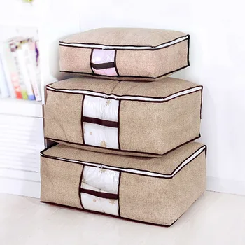 

Quilt Storage Bag Household Clothing Finishing Bag Portable Moisture-proof Dust-proof Storage Bag Wardrobe Foldable Storage Bag