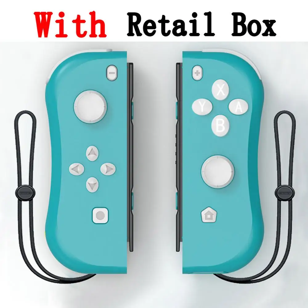 Green With Box Управление Bluetooth Джойстик для Joycon Joy Con геймпад Nitendo nintendo Zend переключатель управление Лер триггер джойстик игровая консольная панель - Цвет: Green With Box