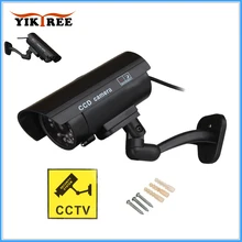 Onetree поддельный манекен камера пуля водонепроницаемый открытый Крытый безопасности CCTV камера наблюдения с мигающий красный светодиодный