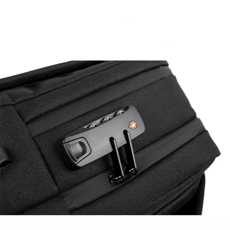Computador Portátil Mochila 15.6 17.3 Polegada Grande Capacidade de Negócios Computador Bolsa Masculino Feminino Senha Bloqueio Anti-roubo Função Novas Vendas por Atacado - Imagem 6