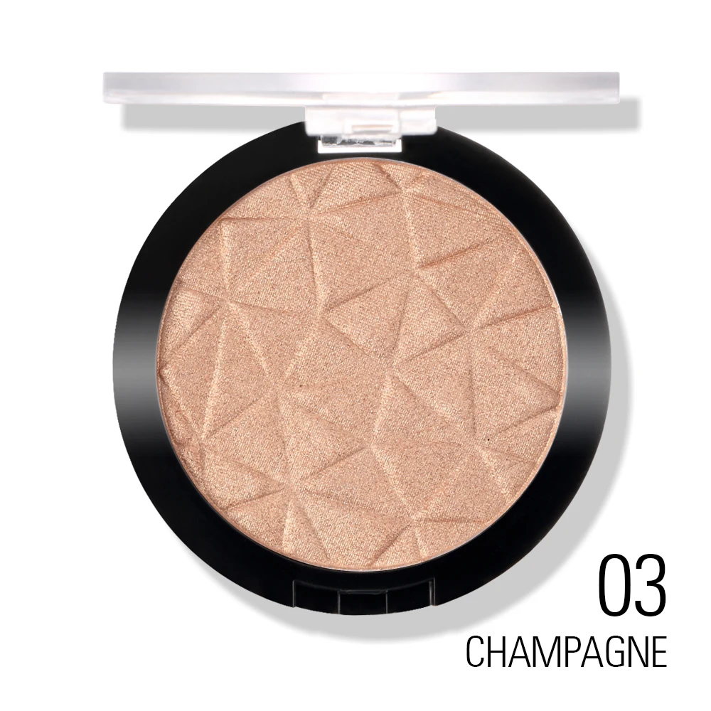03 Champagne SACE LADY Highlighter Makeup Iluminador maquiagem face powder Professional Glitter Palette Make Up Glow Kit Brighten Cosmetic - Цвет: 03 Champagne