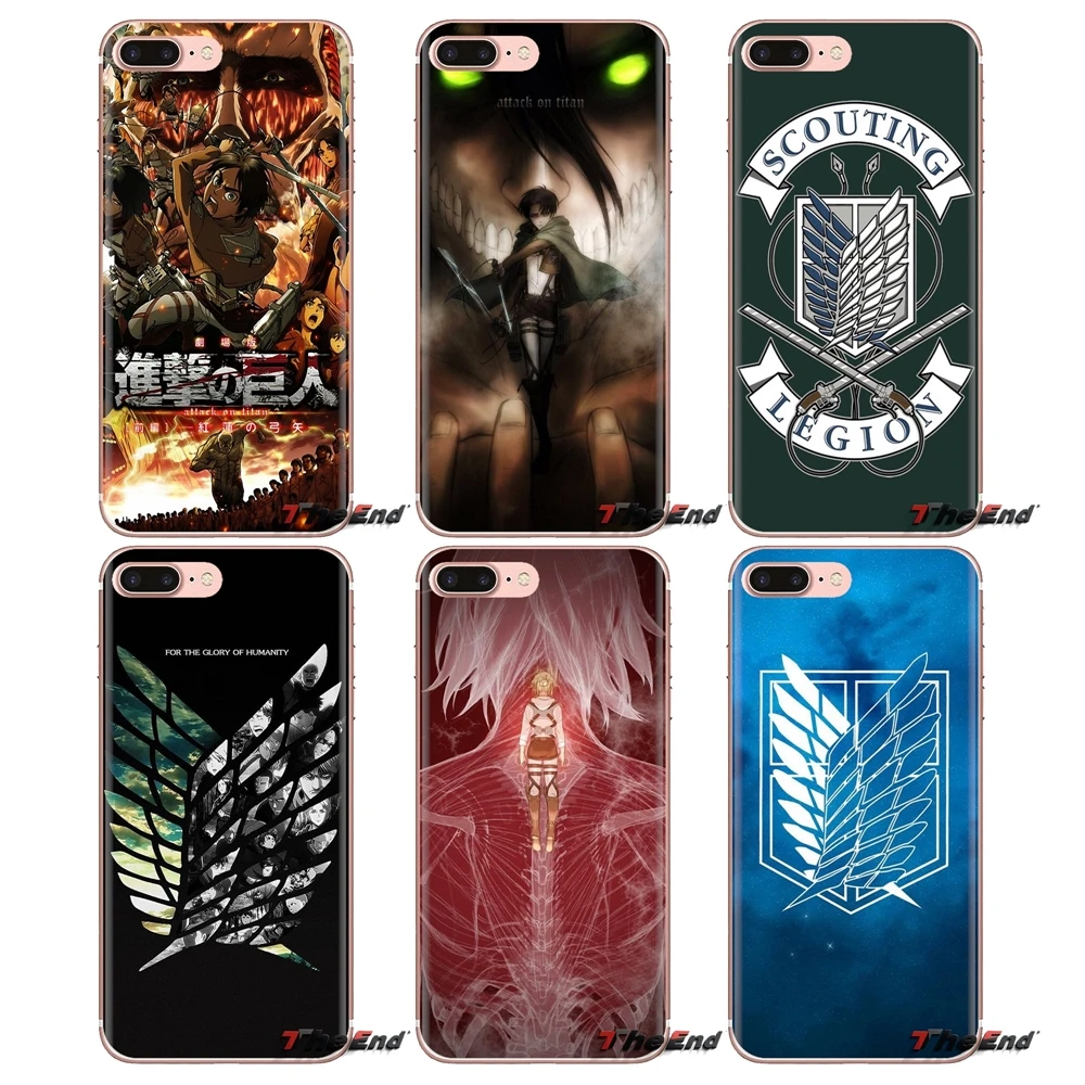For Xiaomi Redmi 4A S2 Note 3 3S 4 4X 5 Plus 6 7 6A Pro Pocophone F1 Transparent Soft Shell Cover Leonhart Annie Attack on Titan |