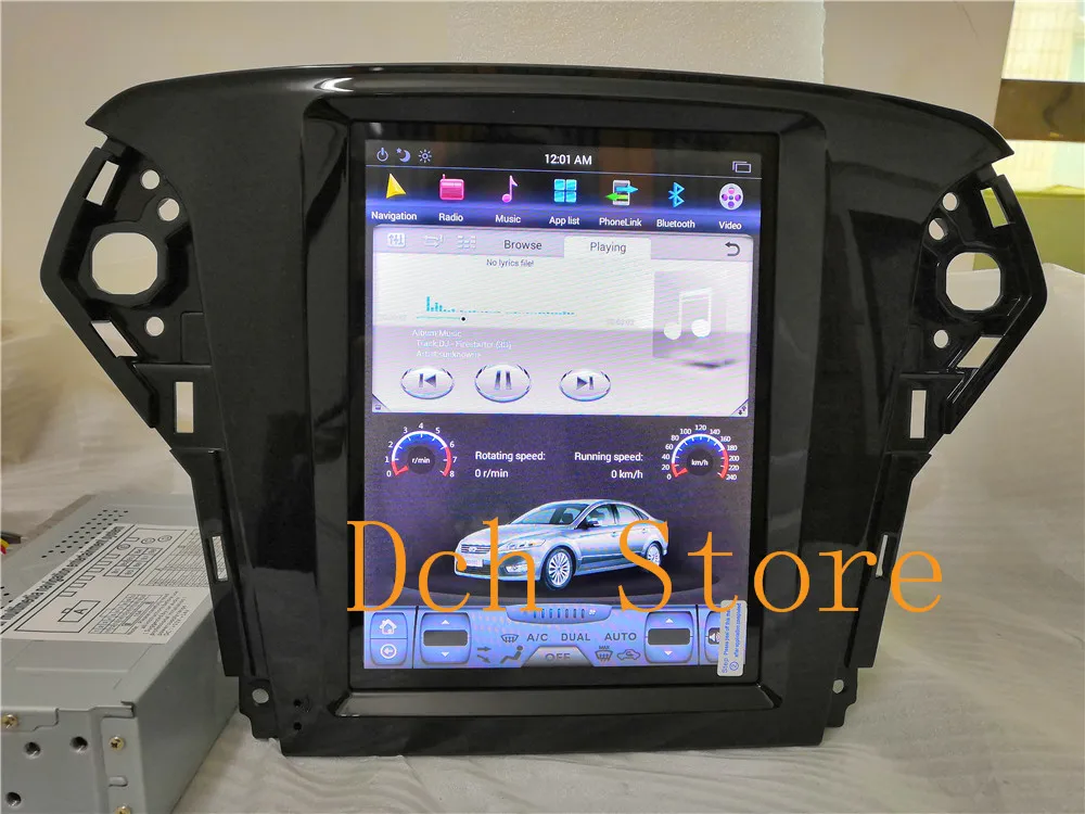 Автомобильный DVD плеер 10 4 &quotв стиле Тесла Android 9 0 GPS NAVI для Ford Fusion Mondeo 2011 2015 PX6 HDMI