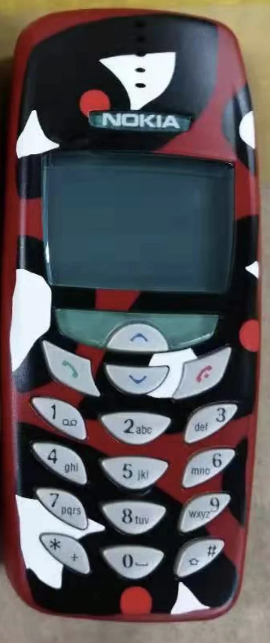 3350 разблокированный мобильный телефон Nokia 3350 2,0 дюймов 2G с Bluetooth мобильный телефон - Цвет: Mix red
