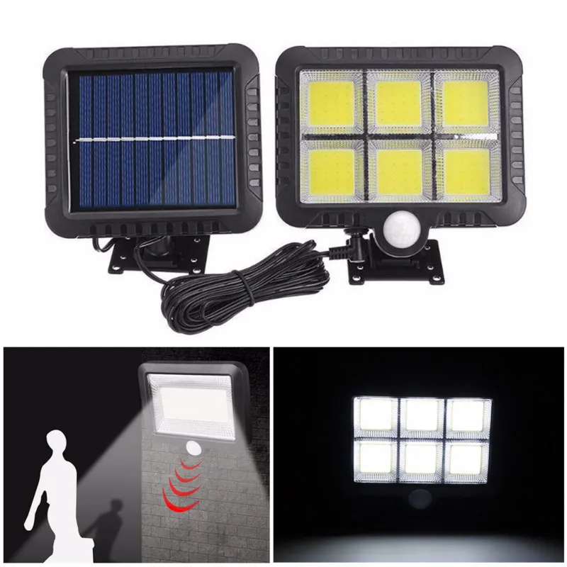 120 LED Solar Light Outdoor waterproof Solar Lamps PIR Motion Sensor Wall Lights Solar Powered Sunlight Spotlights Garden Decor