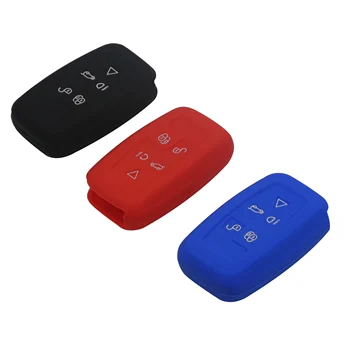 

Kutery 30pcs/lot 5 Buttons Silicone Remote Car Key Cover Case For Land Rover Range Rover Sport Evoque Discovery 4 Vogue