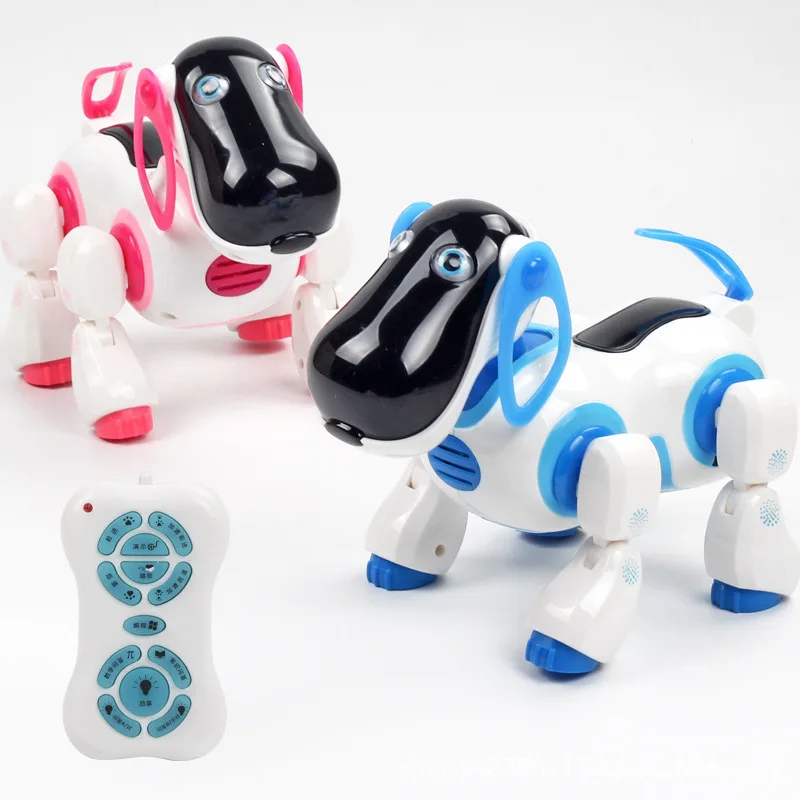 

AMWELL 2089 Children Toy Dog Remote Control Smart Will Sing with Chargeable Electronic Dog Electric Educational Robot Dog