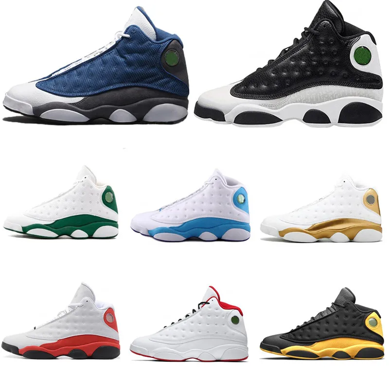 

Mens 13s Basketball Shoes Green Chinese New Year Black cat Phantom Altitude Royal Reverse He Got Game Sneakers Trainers