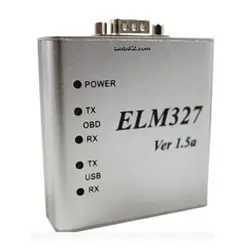 ELM327 USB металлический алюминиевый ELM 327 металлический корпус Elm 327 USB V1.5/V1.5a Поддержка всех OBD2 OBDII протоколов Авто диагностический сканер