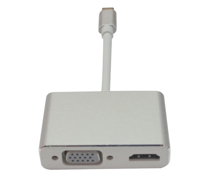 Тип-c к hdmi конвертер USB-C к vga hd видео двойной экран 4K видео конвертер