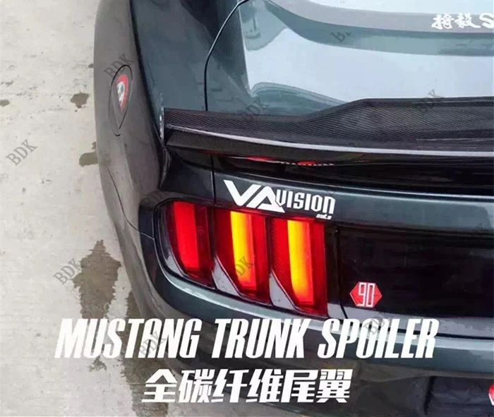 Подходит для Ford Mustang GT APR углеродного волокна задний спойлер заднее крыло