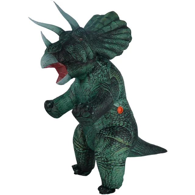 plush triceratops ride on