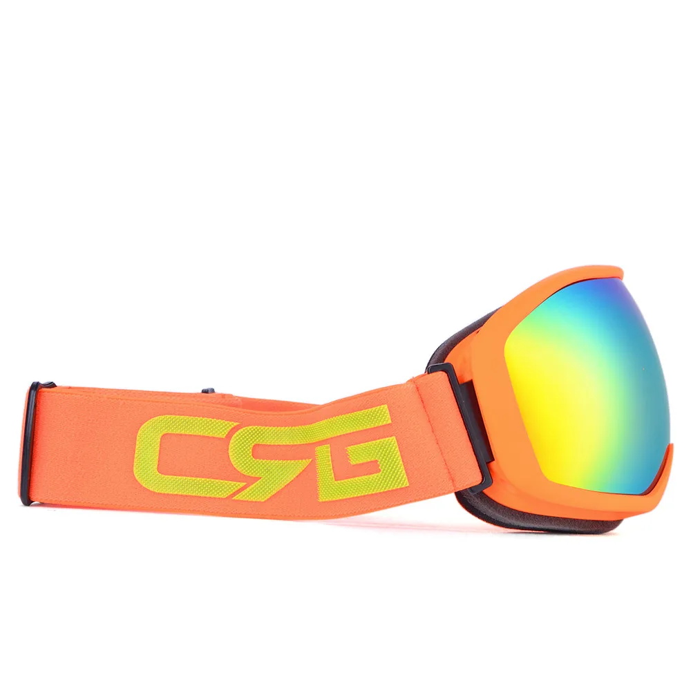 Orange Sking Goggles JAER мотоцикла пылезащитные солнцезащитные защитные очки анти-УФ снег красочные объектив лыжные очки для сноуборда - Цвет: Orange Sking Goggles