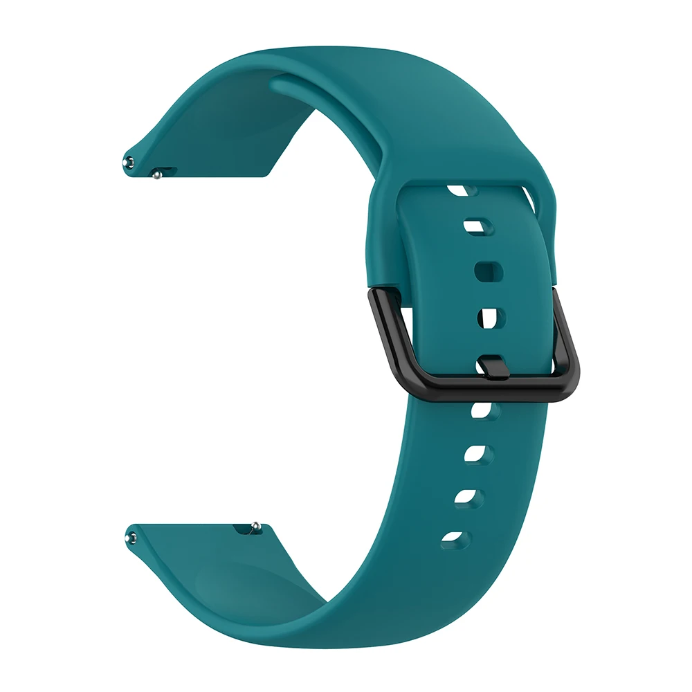 green Силиконовый ремешок для наручных часов для Huami Amazfit GTS GTR Bip, Смарт-часы, спортивный сменный Браслет, аксессуары для браслетов - Цвет: green