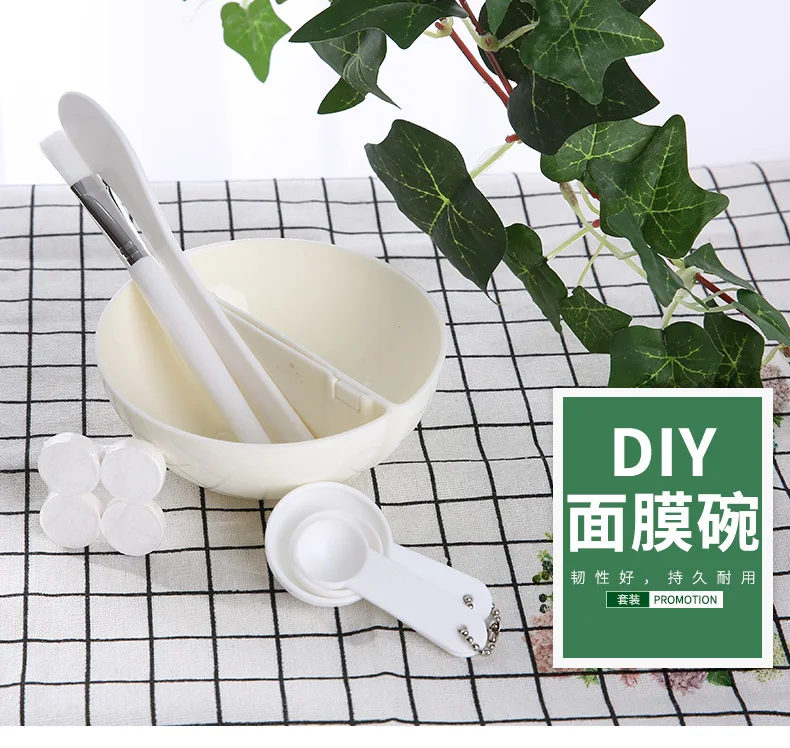 Роскошные DIY маска макияж комплект модная красивая щетка ложка палка сжатая маска базовый Макияж Косметика