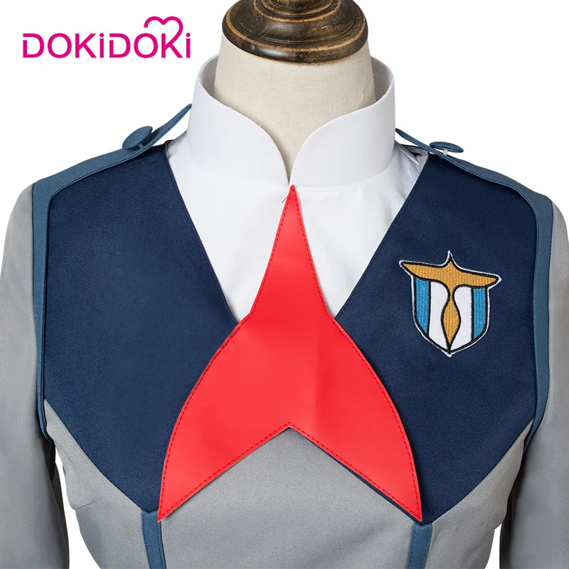 DokiDoki-R аниме косплей Дарлинг в франксе Хиро костюм Код: 016 униформа для мужчин серый Дарлинг в франксе Косплей Хиро