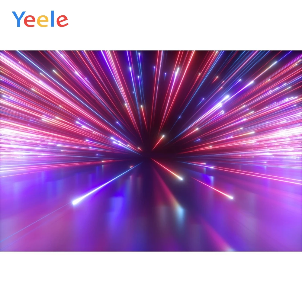 Флуоресцентсветильник цветной лазерный ослепительный постер Yeele сцена Детская