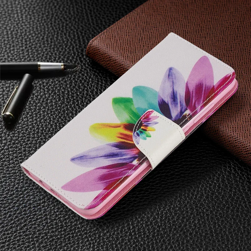 Раскрашенный кожаный флип-чехол для Xiaomi redmi Note 8T Чехол-книжка Xiomi redmi Note 8 Pro Чехол