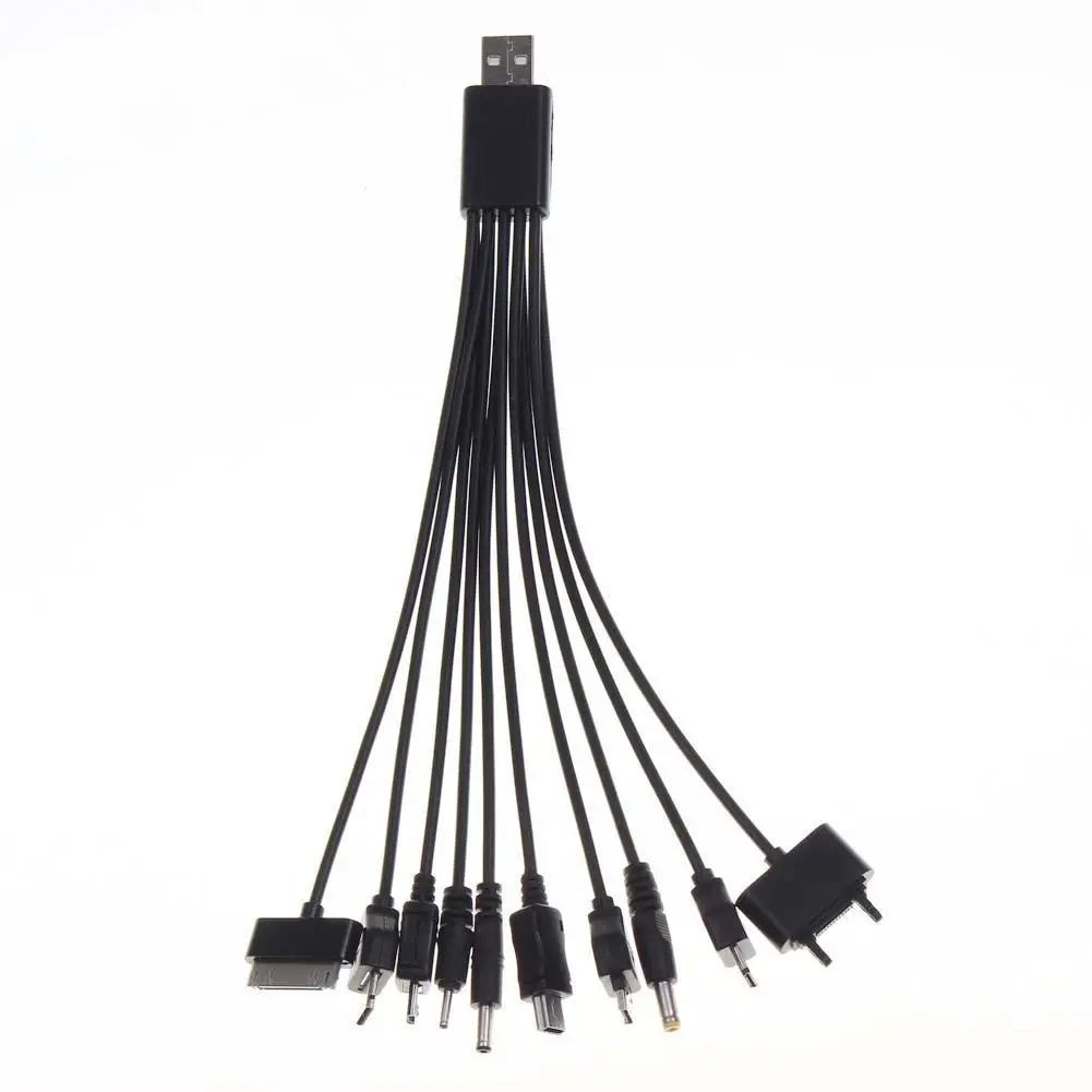 Портативные USB адаптеры 10 в 1, Универсальный USB кабель для синхронизации данных, зарядного устройства, многофункциональный кабель для мобильного телефона, psp, хорошее путешествие