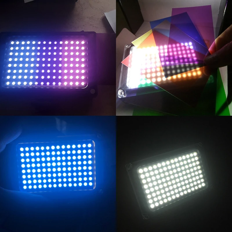  Ulanzi 112 DSLR Camera LED Video Light With RGB Color Filter Smartphone Vlog Fill Light On Camera P - 32821689566
