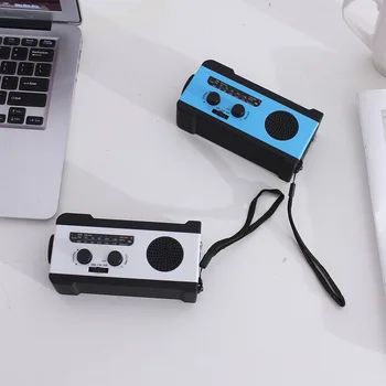 

Multifunctional Hand Radio Solar Power AM/FM/NOAA USB Hand Crank Generator With LED for Flashlight and Alarm