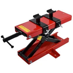500kg scissor talha jack gruas de elevação reparação da motocicleta suporte centro scissor elevador grua oficina bancada ferramenta de levantamento (450*150mm)