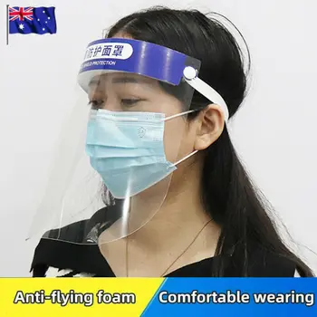 

1pcs Clear Visor Full Face Shield Anti Spitting Dust Work Safety Protection Mask