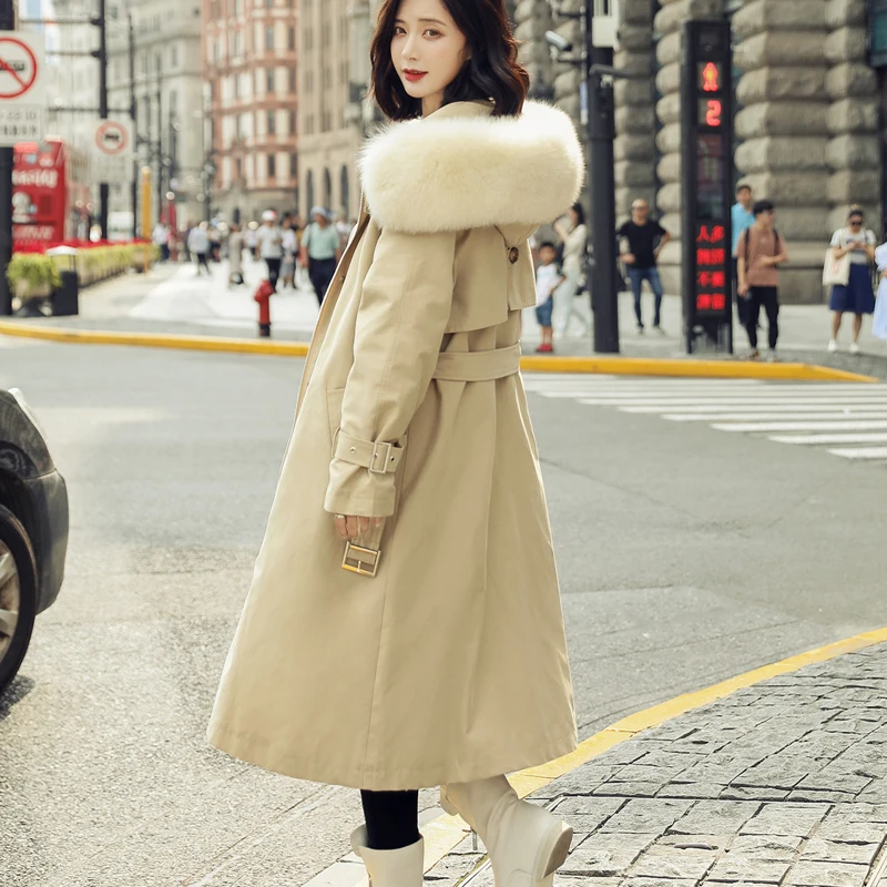 Fitaylor Winter Removable Inner Liner Long Jacket