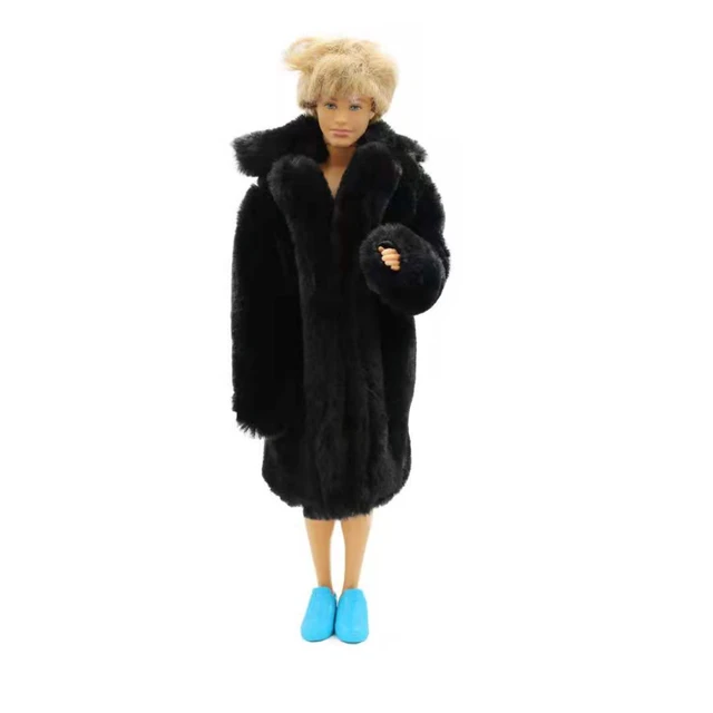 Roupa xadrez grosso 11.5 , boneca barbie, jaqueta de inverno, vestido,  1/6, acessórios de boneca, brinquedo - AliExpress
