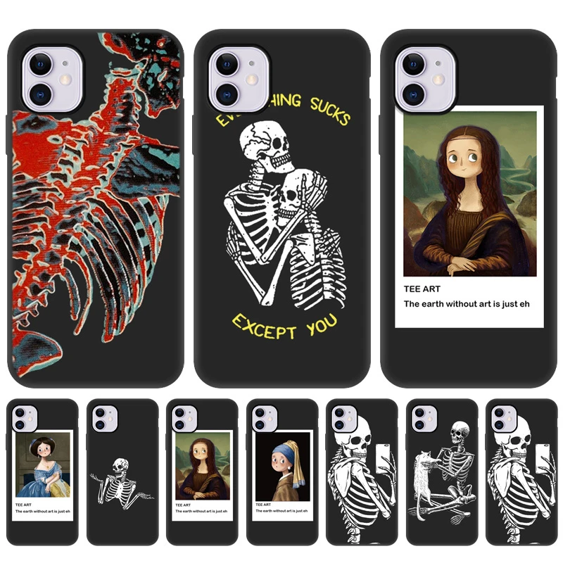 Aesthetic Phone Case For Iphone 13 Pro Max Cases Silicon Funda Iphone 11 Pro 12 Mini 7 8 Xr Se X Xs 6 6s Plus 5s Back Cover Mobile Phone Cases Covers Aliexpress