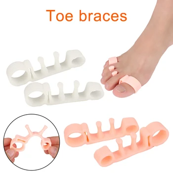 

1/2/5/10 Pair Foot Toes Separators Toe Corrector Shield Orthopedic Bunion Hallux Valgus Correct can CSV
