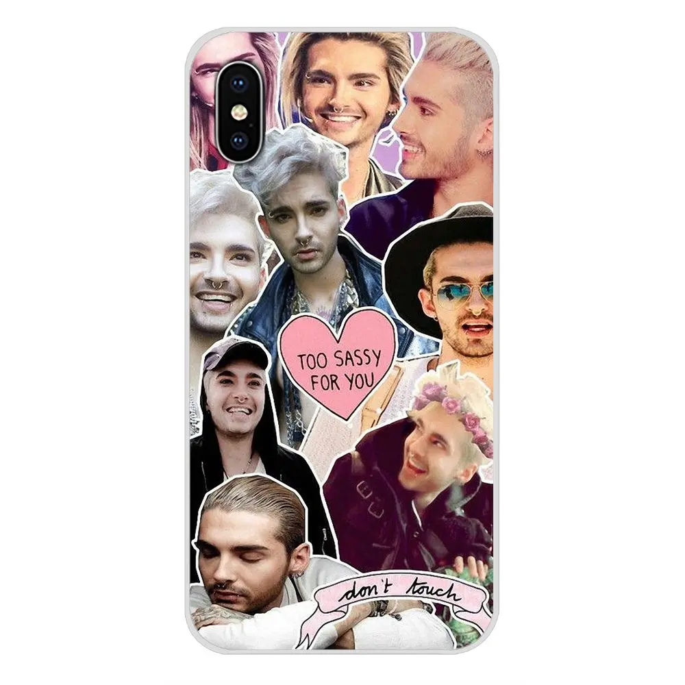 Мягкий прозрачный чехол-сумка для Xiao mi 4 mi 5 mi 5S mi 6 mi A1 A2 5X6X8 9 Lite SE Pro mi Max mi x 2 3 2S Tokio Hotel Bill Kaulitz