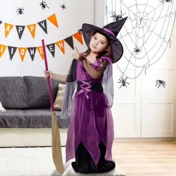

2021 New year Halloween Costume European and American Children Cosplay Kids Witch Cosplay Halloween Clothes Fancy Dress