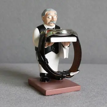 

Resin Watch Stand Individuality Old Housekeeper Watch Storage Boxes Case Fashion Watch Display Case Jewelry Gift Organizer
