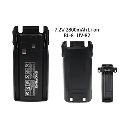 Baofeng UV-82 BL-8 2800 мА/ч, 7,4 в Li-Ion Батарея для Baofeng иди и болтай Walkie Talkie “иди и UV82 UV-8D UV-89 UV-82HP UV-82HX двухстороннее радио