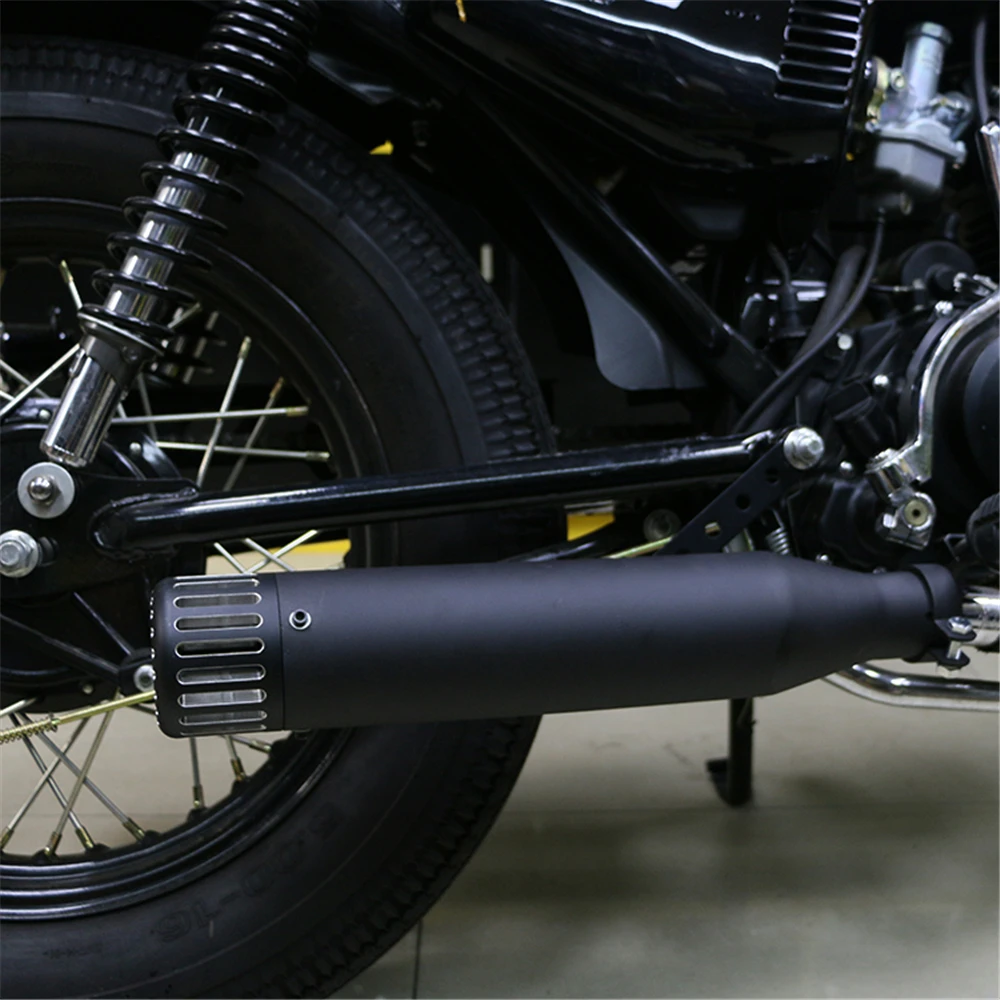 Мотоцикл скольжения выхлопной трубы для Harley Sportster 883 1200 40 восемь поплавок Чоппер кафе гонщик гоночный мотоцикл глушитель