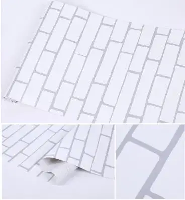 brick pattern waterproof self-adhesive wallpaper self-adhesive wallpaper  imitation brick stickers 3 meter  long color 31