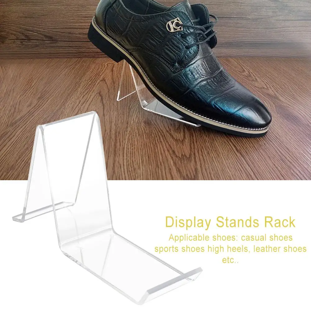 

Clear Acrylic Shoe Store Display Stands Rack Holder Sandal Display Stands Home storage
