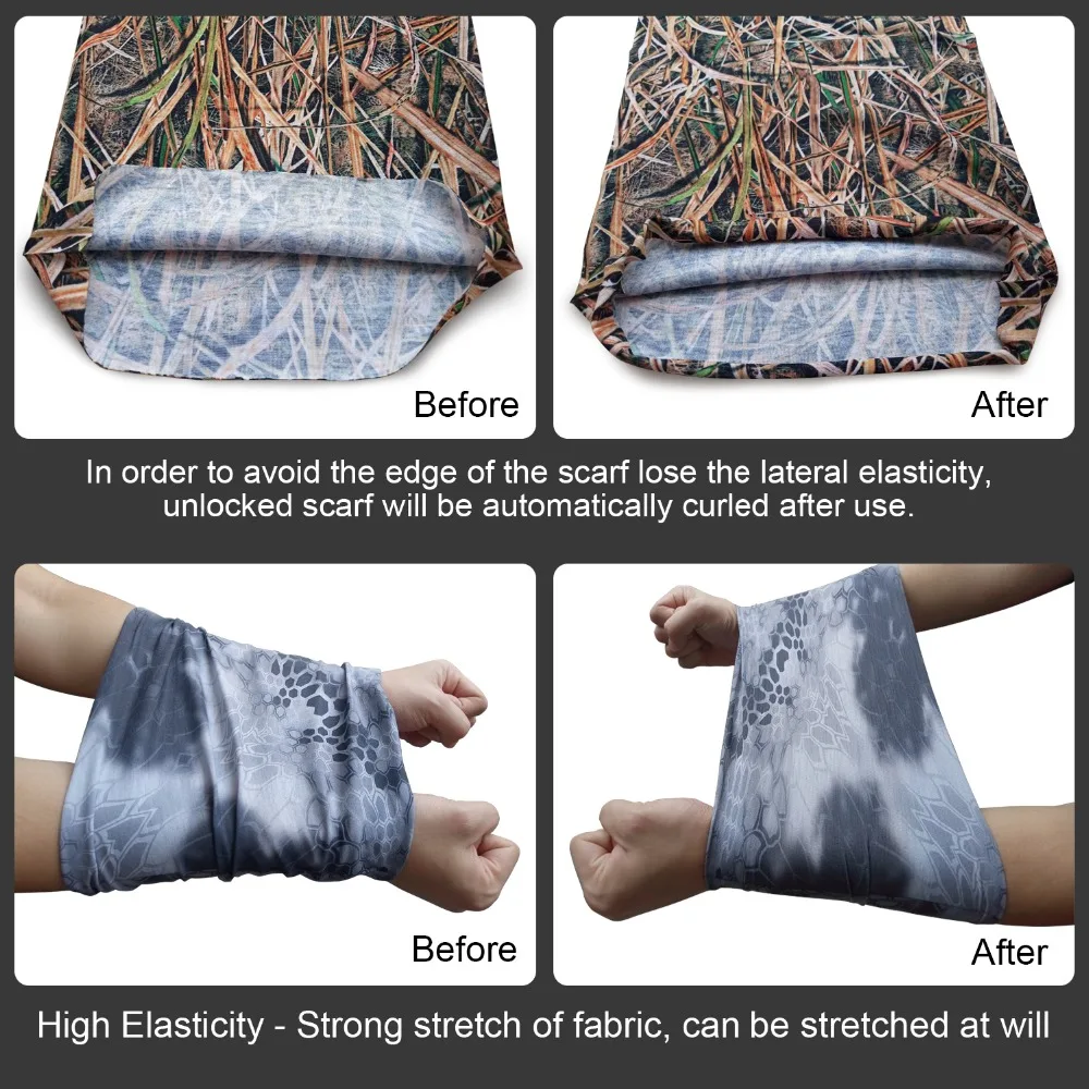 Лицо Маска Страшные Бандана щиток шарф Рыбалки Велосипедки Лыж Страйкбола