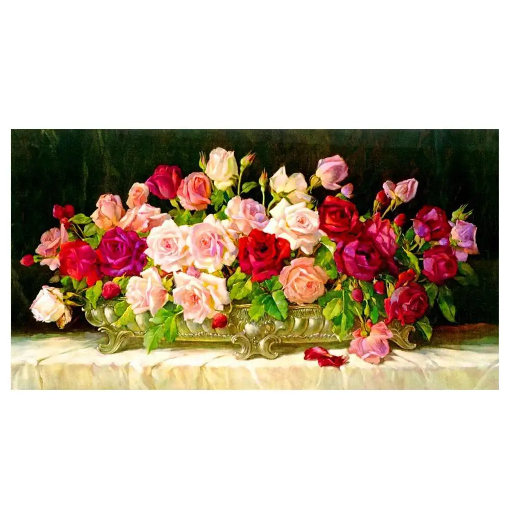 Полный дисплей 5D алмазная живопись квадратные цветы вышивка распродажа