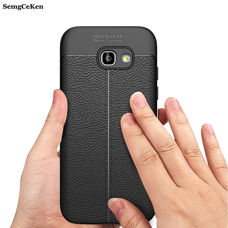 

SemgCeKen ultra thin leather case for samsung galaxy A8 A9 Star lite pro 2018 A9s s A8star A9star luxury shockproof cover coque