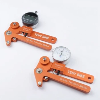 

Spoke Tension Tester Digital Scale 0.01Mm Bike Indicator Meter Tensiometer Bicycle Spoke Tension Wheel Builders Tool-Orange + Bl