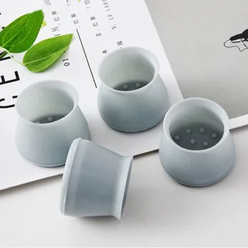 

Useful 4Pcs/pack Furniture Table Chair Leg Floor Feet Cap Cover Protectors Stool mute chair mat