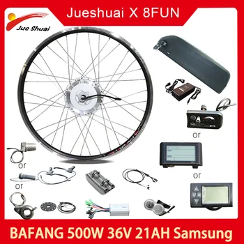 

BAFANG 36V 350W 26" 700C Front Motor Electric Bike Conversion Kit With Battery 8FUN Hub Motor E Bicycle Kit bicicleta eletrica